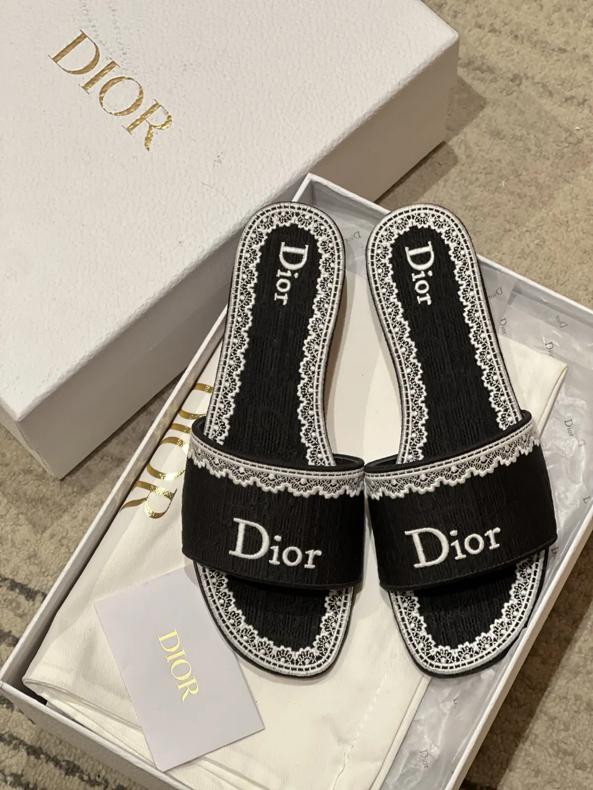 Dior Style Black Leather Women's Shoes Lookbook Reference image 6