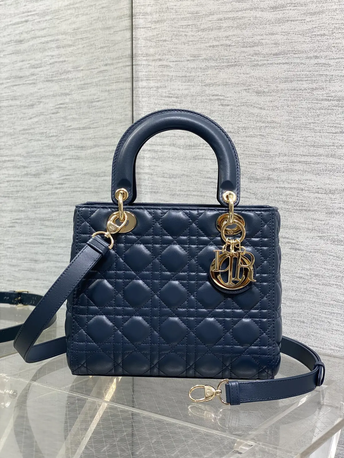 Dior Style Blue Leather Bag Bags Bag detail image 1 from source 741858