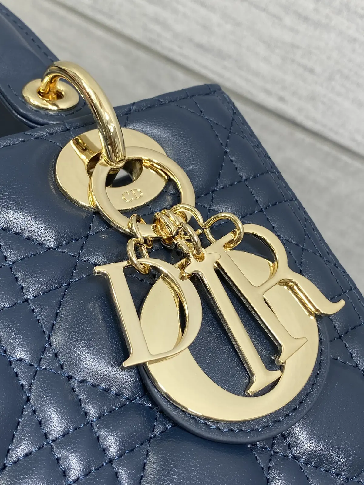 Dior Style Blue Leather Bag Bags Bag detail image 3 from source 741858