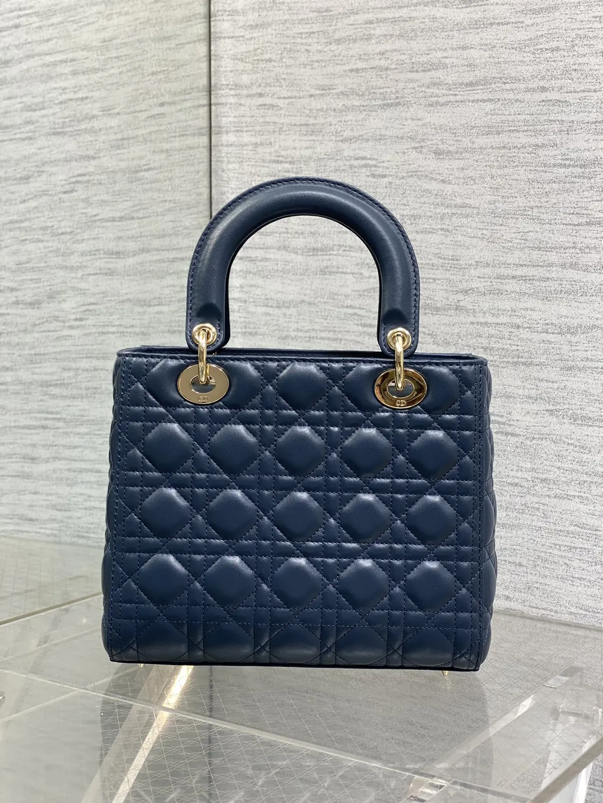 Dior Style Blue Leather Bag Bags Bag detail image 5 from source 741858