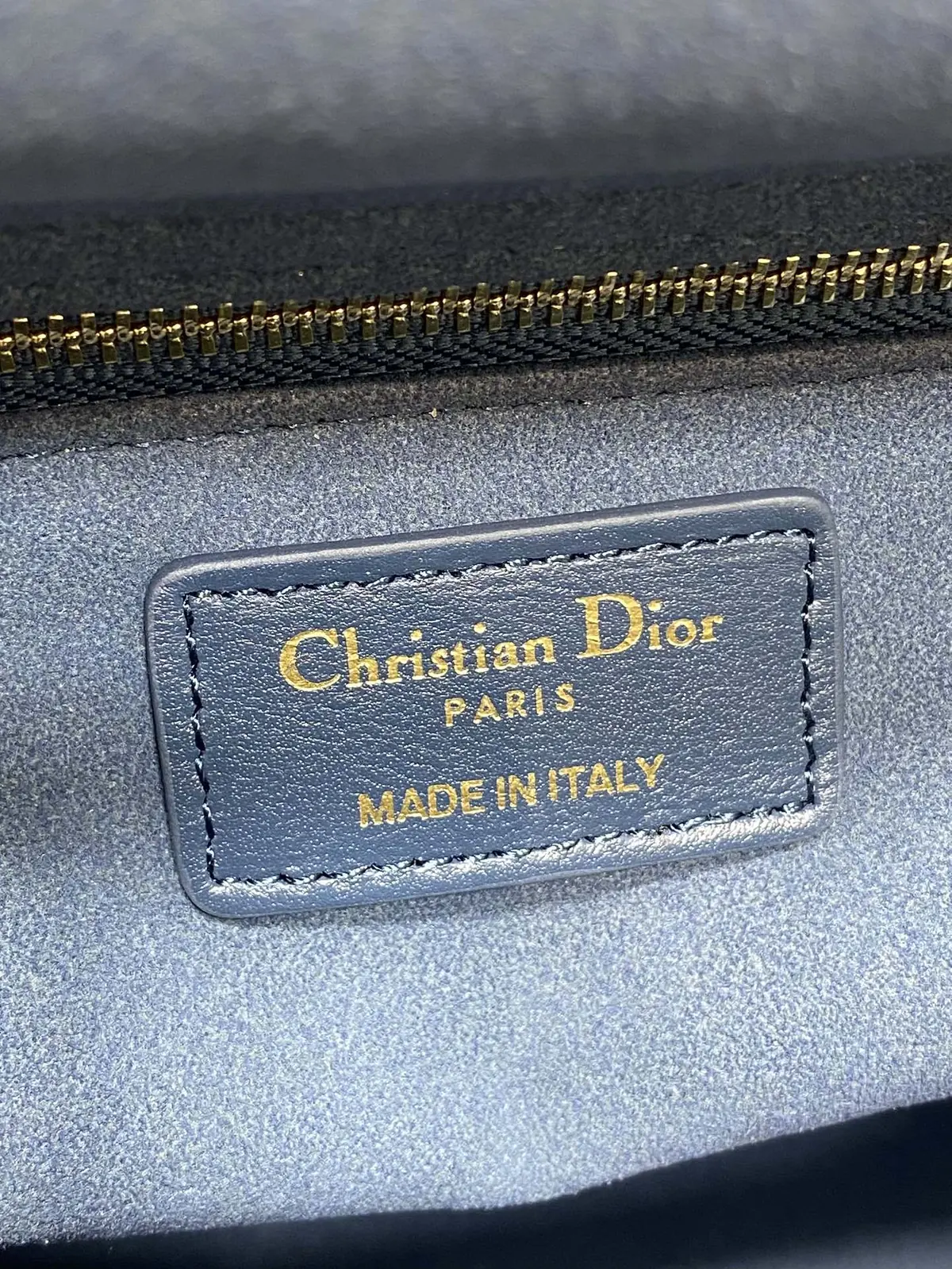 Dior Style Blue Leather Bag Bags Bag detail image 9 from source 741858