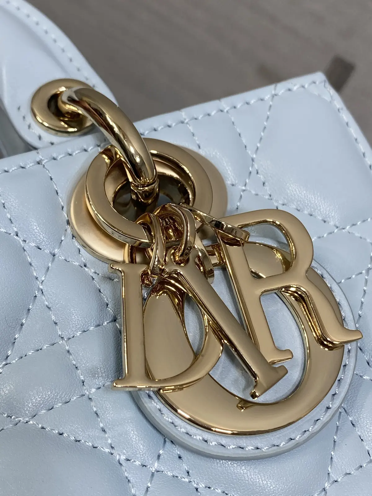 Dior Style Blue Leather Bag style reference detail image 3 from source 787498