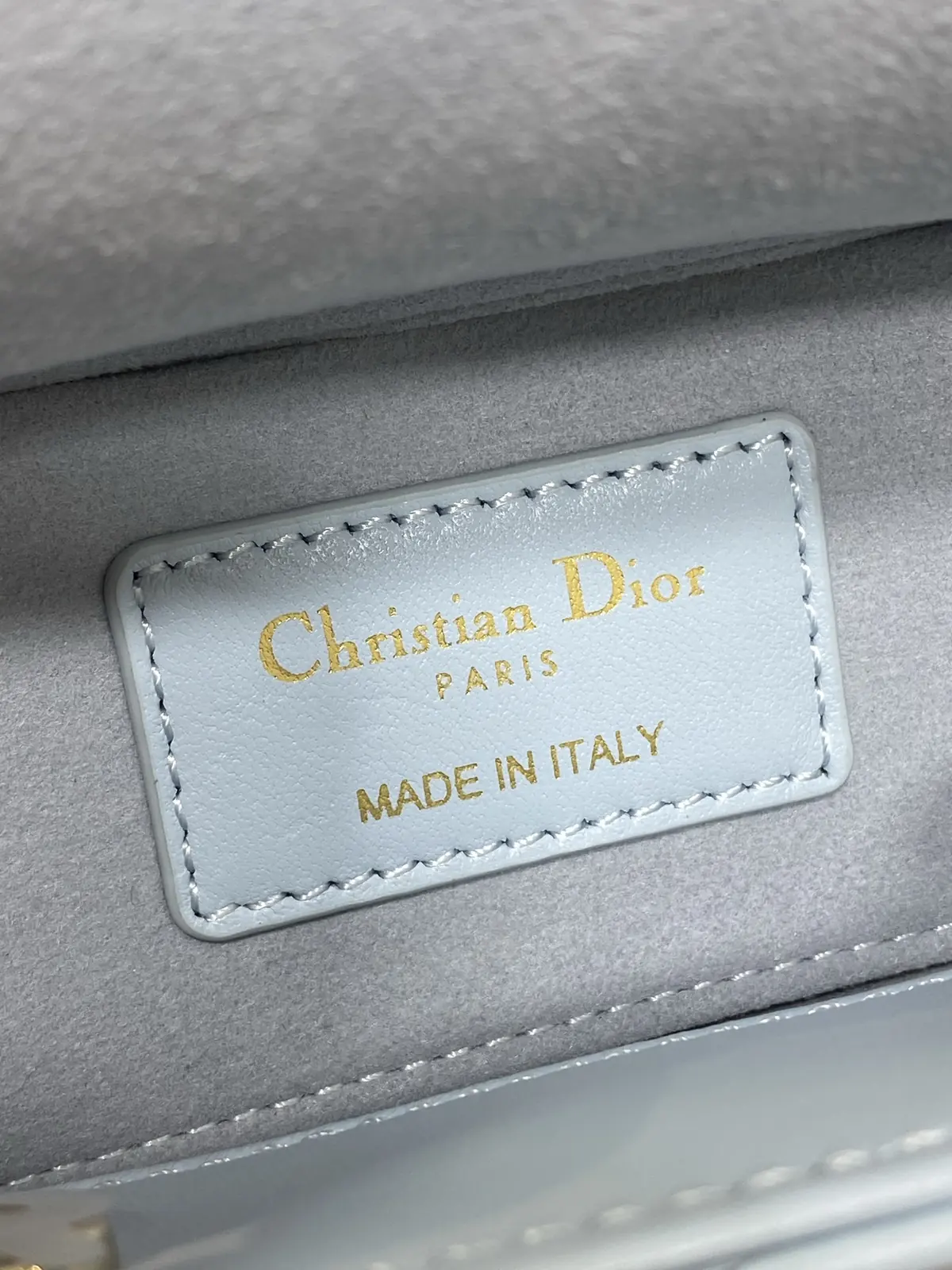 Dior Style Blue Leather Bag style reference detail image 9 from source 787498