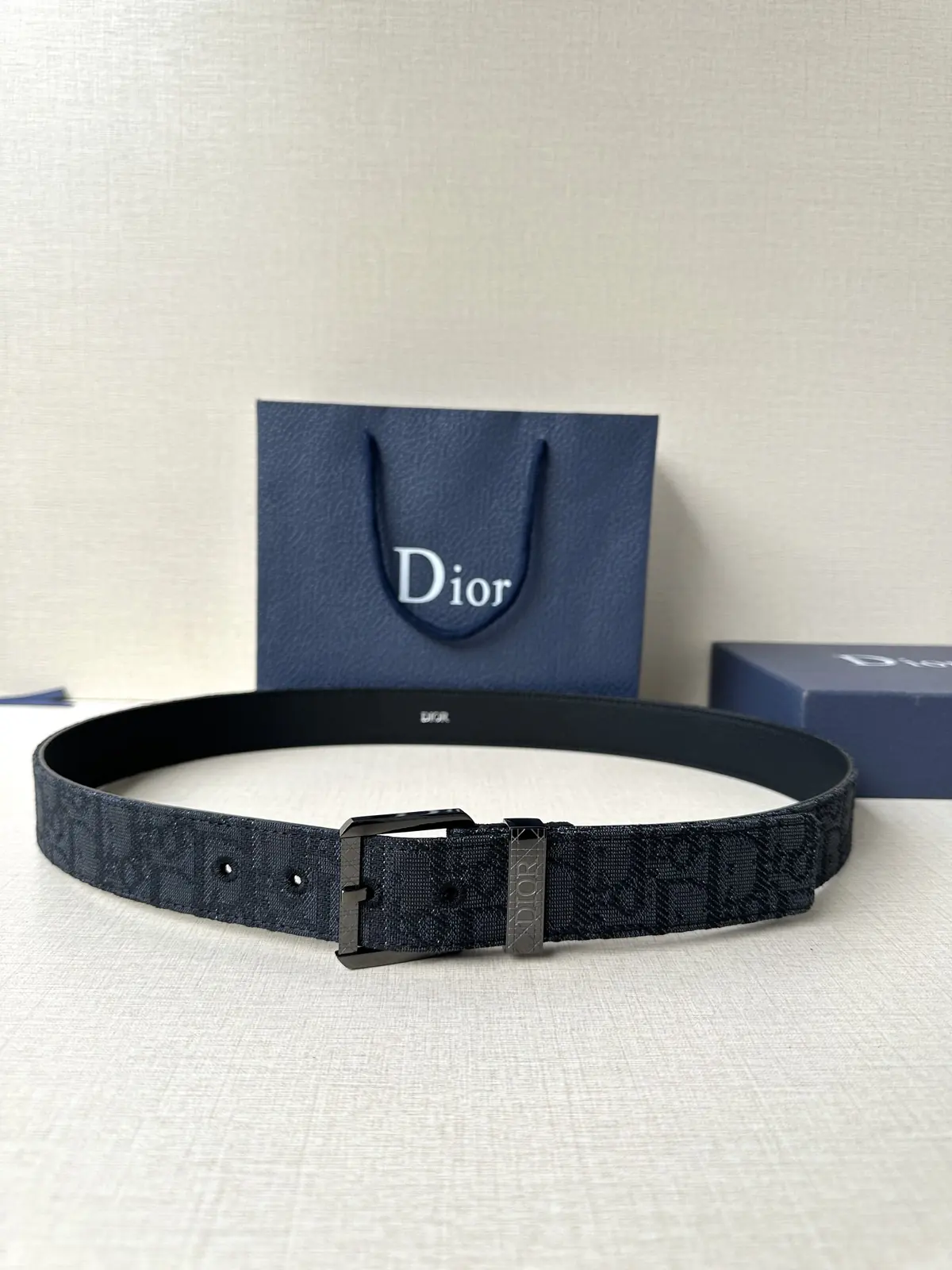 Dior Style Brown Leather Men's Belts Lookbook Reference image 1