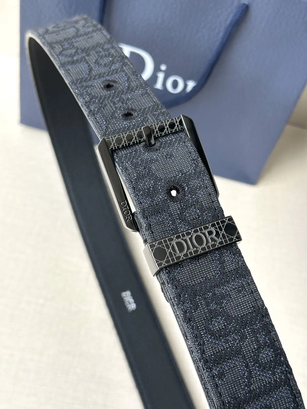 Dior Style Brown Leather Men's Belts Lookbook Reference image 2