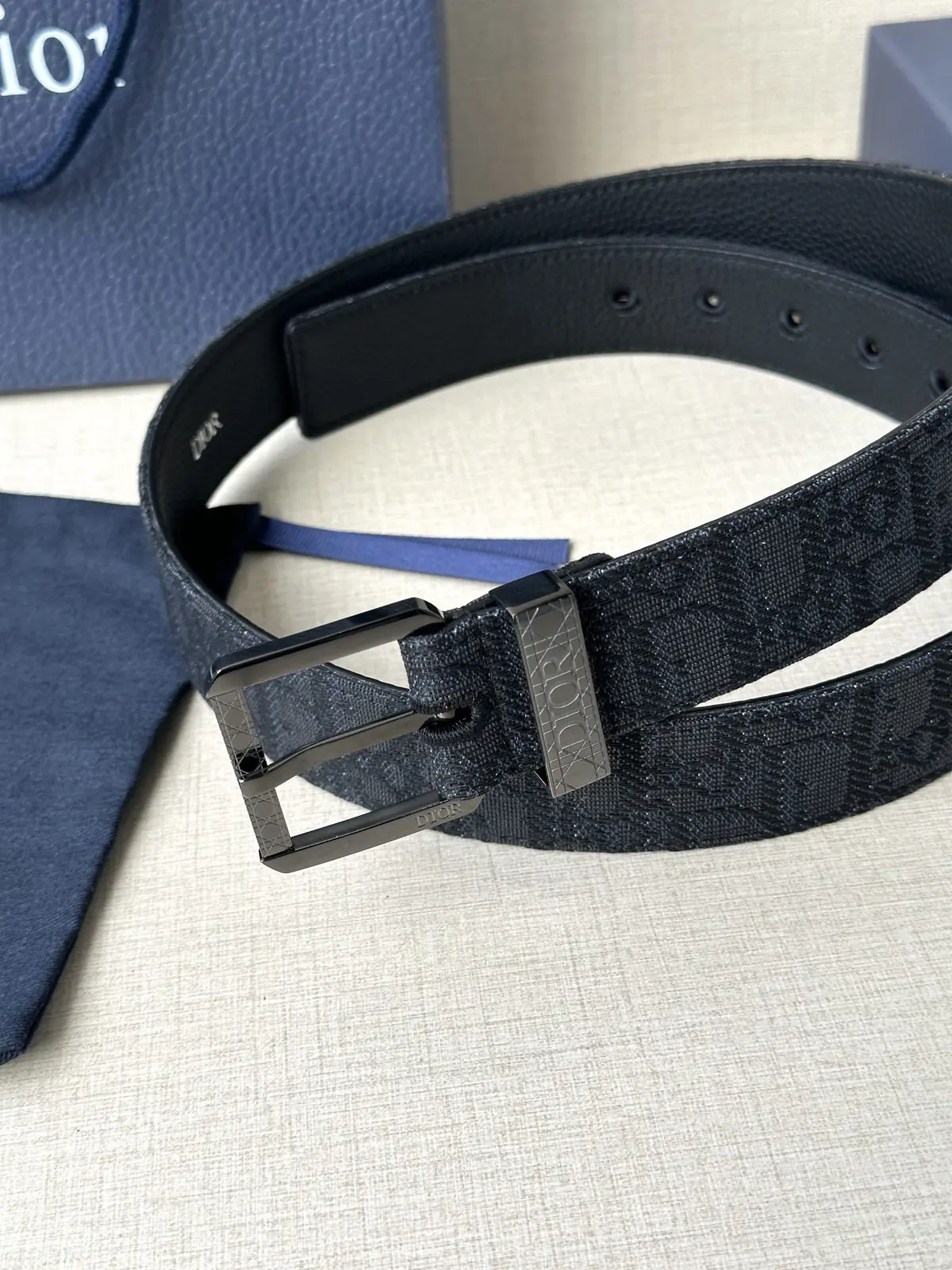 Dior Style Brown Leather Men's Belts Lookbook Reference image 5