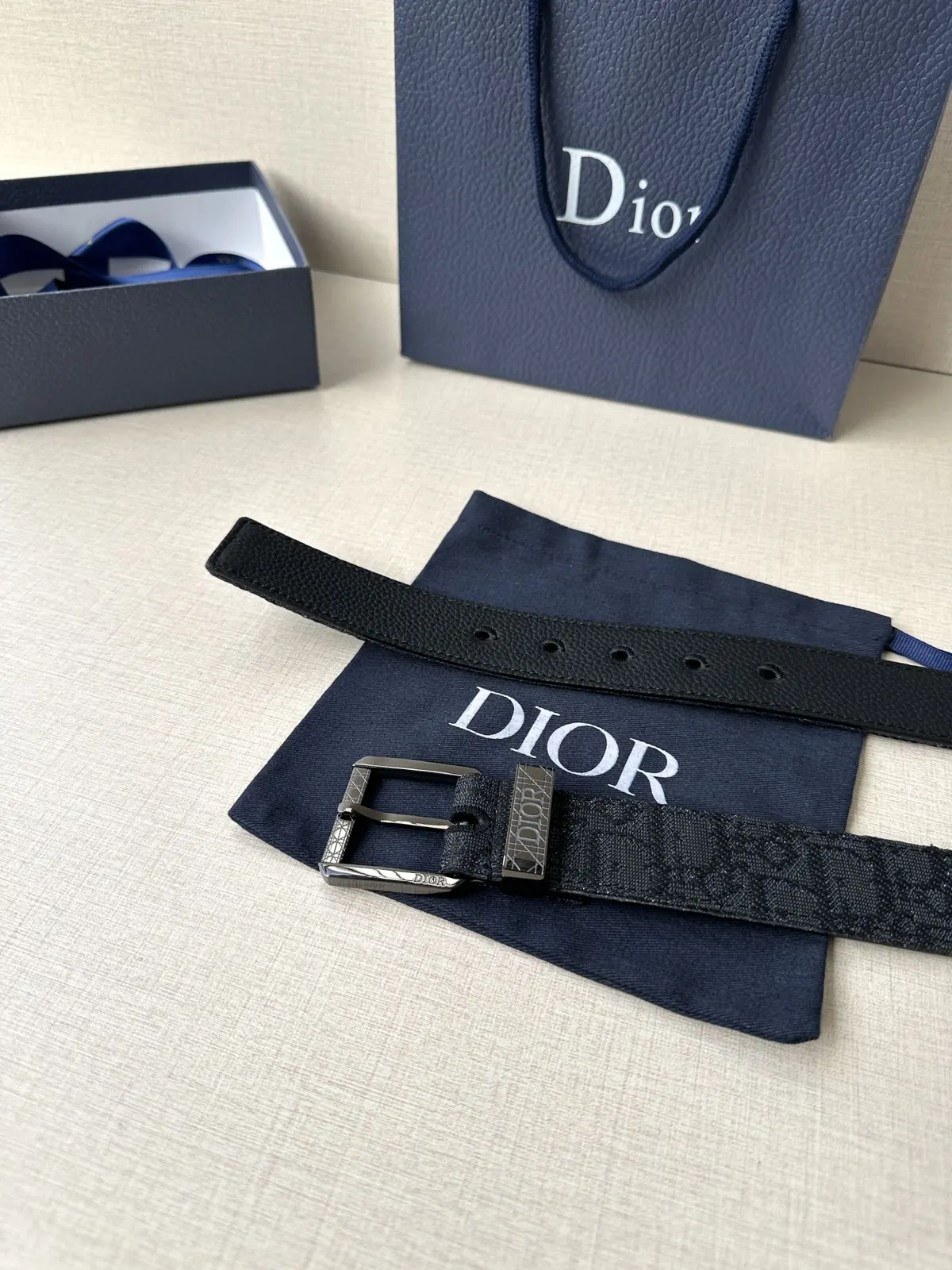 Dior Style Brown Leather Men's Belts Lookbook Reference image 6