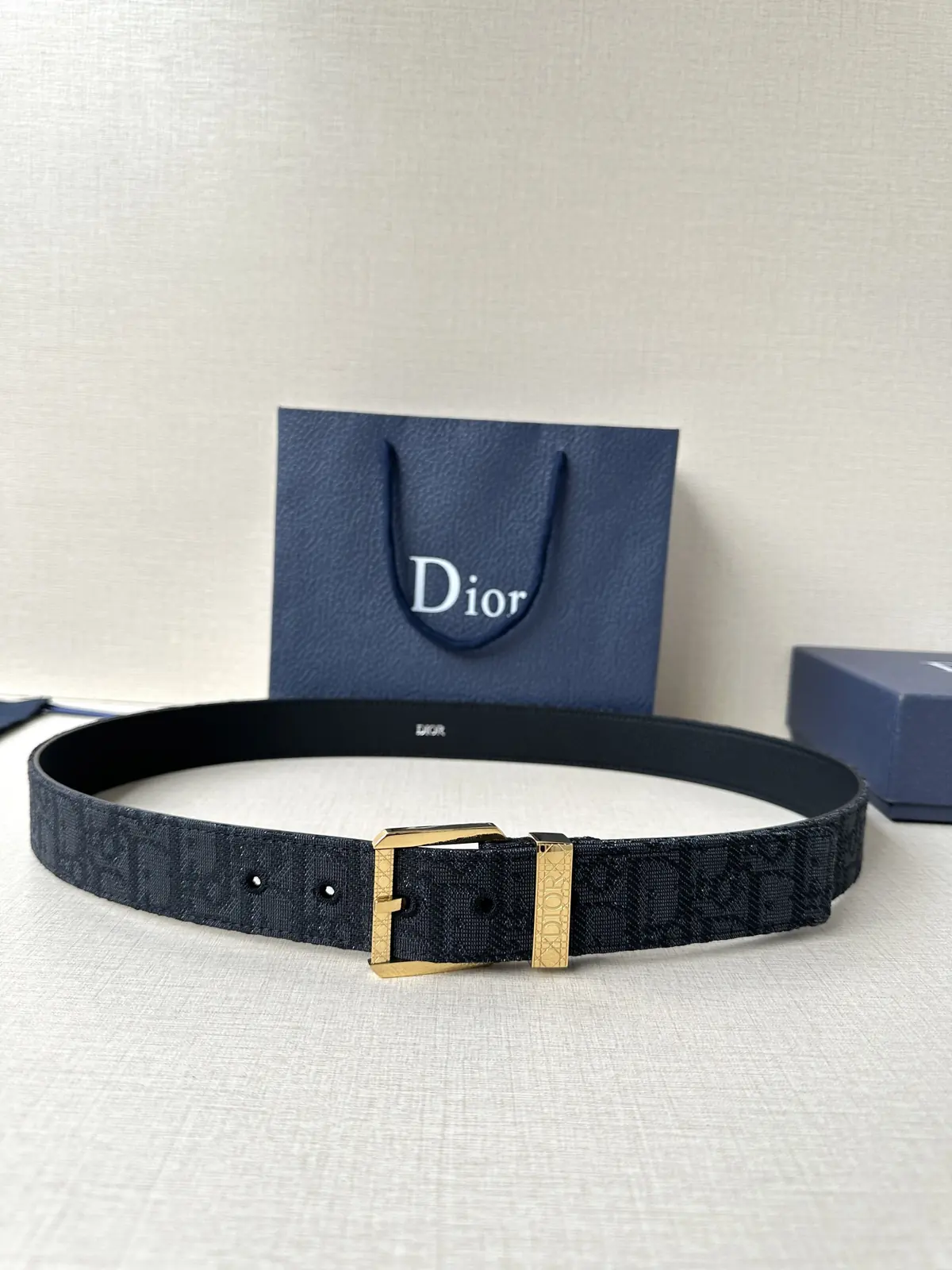 Dior Style Brown Leather Men's Belts Lookbook Reference image 1