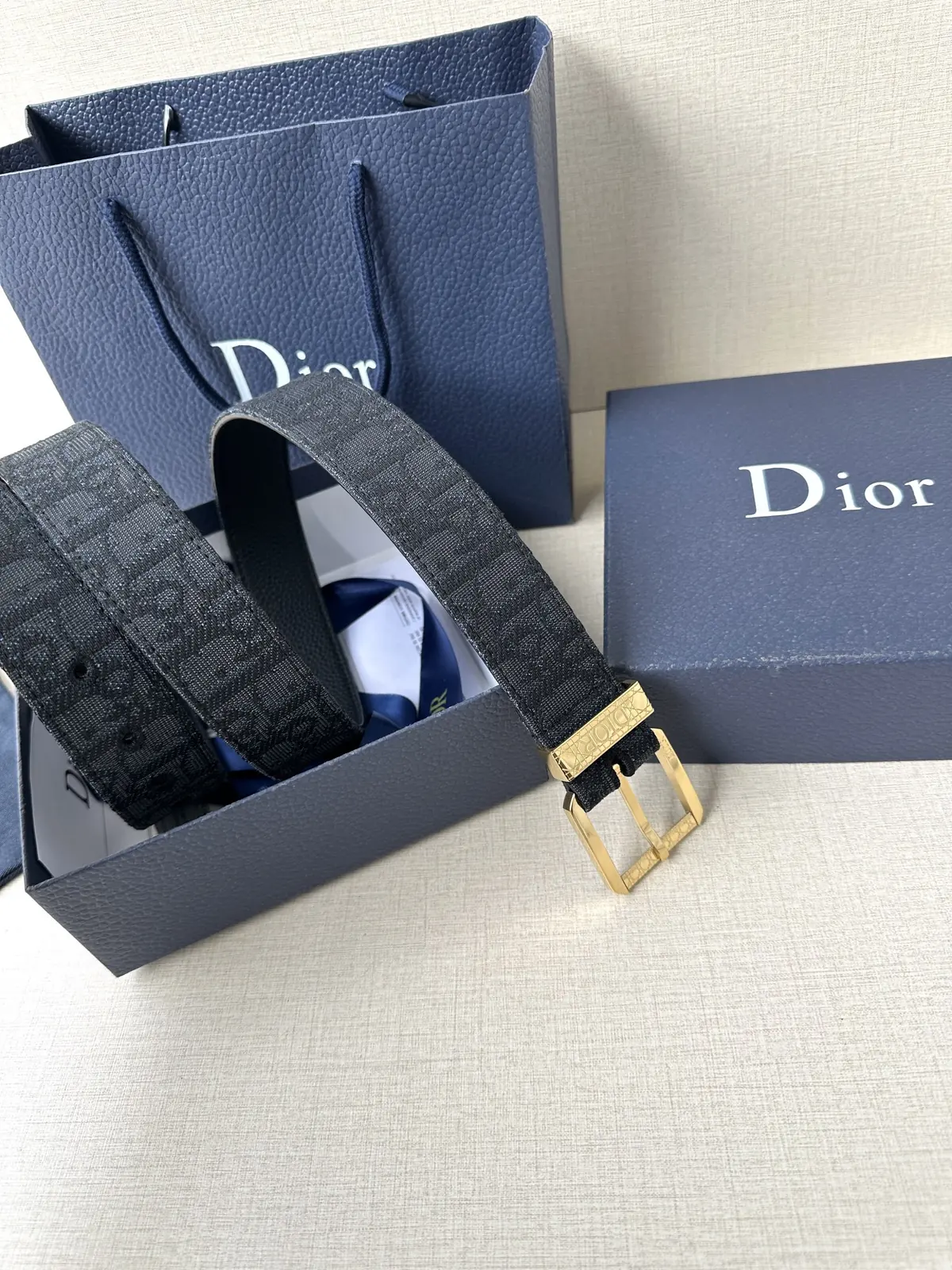 Dior Style Brown Leather Men's Belts Lookbook Reference image 4