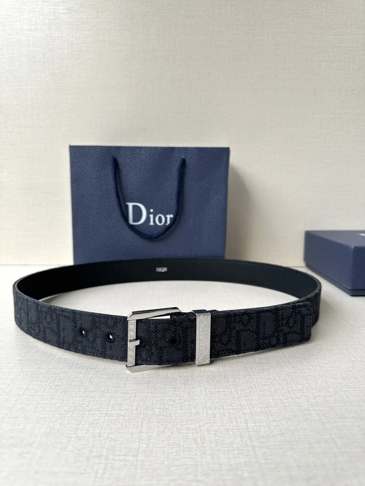 Dior Style Brown Leather Men's Belts Lookbook Reference image 1