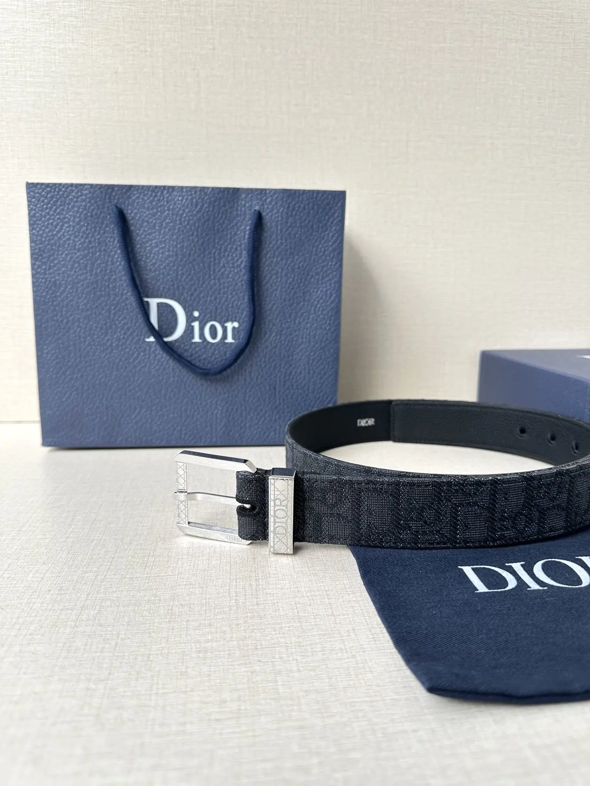 Dior Style Brown Leather Men's Belts Lookbook Reference image 3
