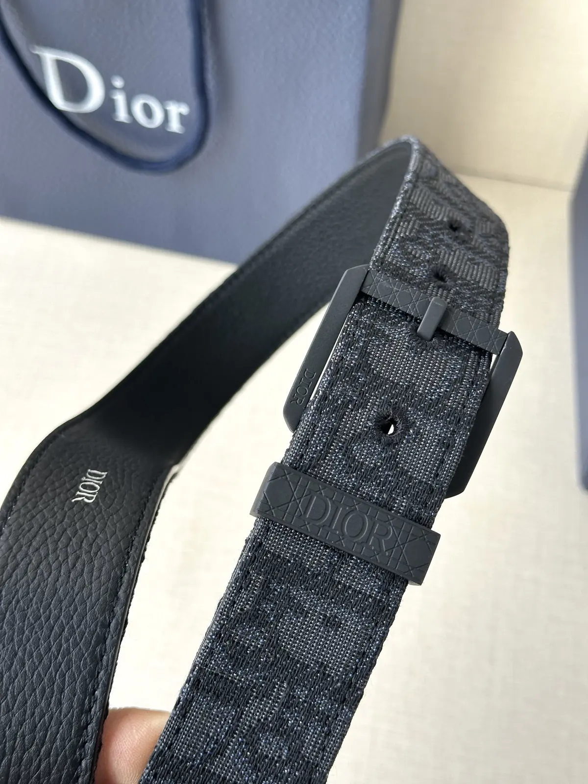 Dior Style Brown Leather Men's Belts Lookbook Reference image 2