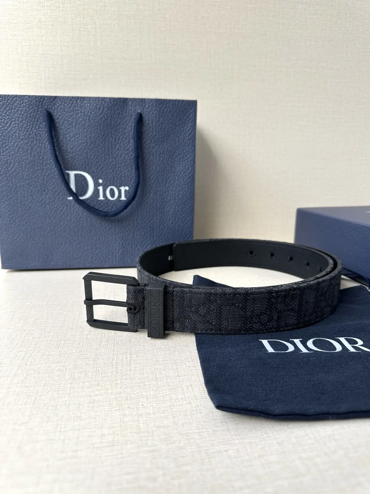 Dior Style Brown Leather Men's Belts Lookbook Reference image 3