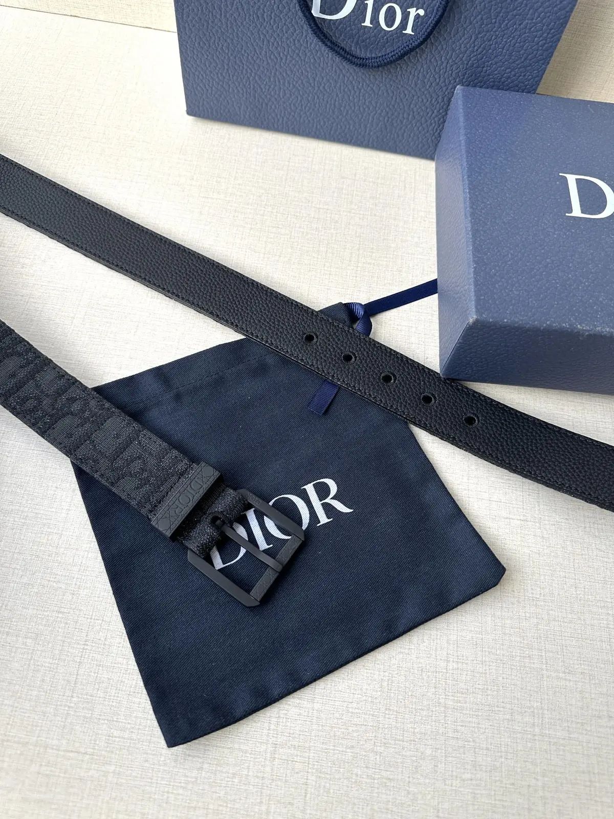 Dior Style Brown Leather Men's Belts Lookbook Reference image 5