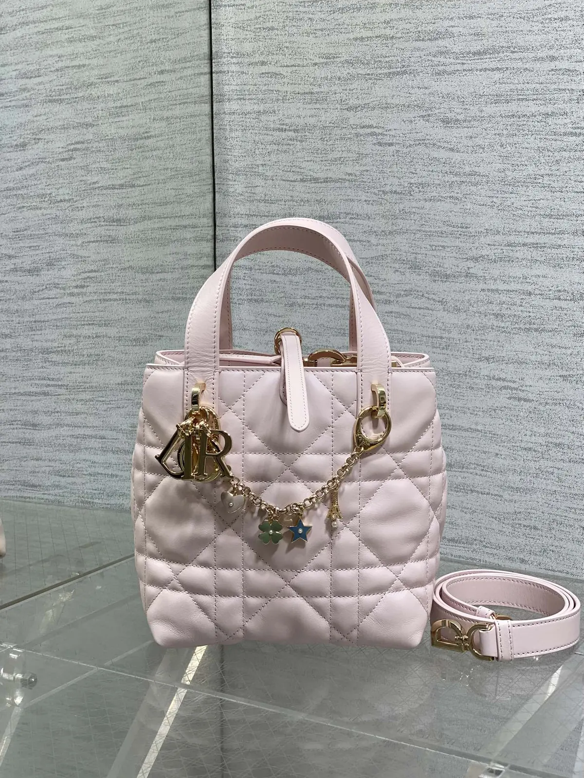 Dior Style Pink Leather Bag Bags Bag detail image 1 from source 741848