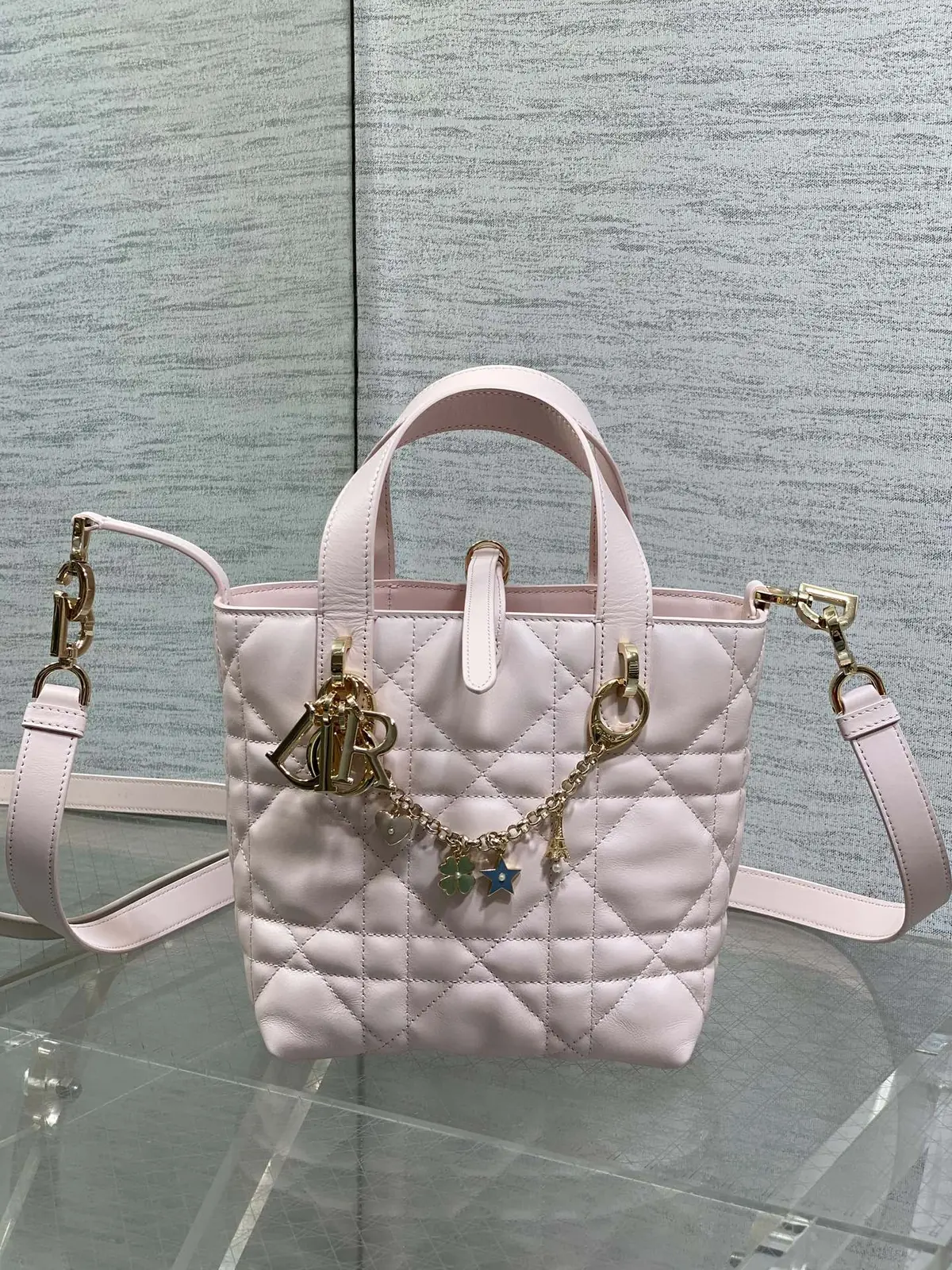 Dior Style Pink Leather Bag Bags Bag detail image 2 from source 741848