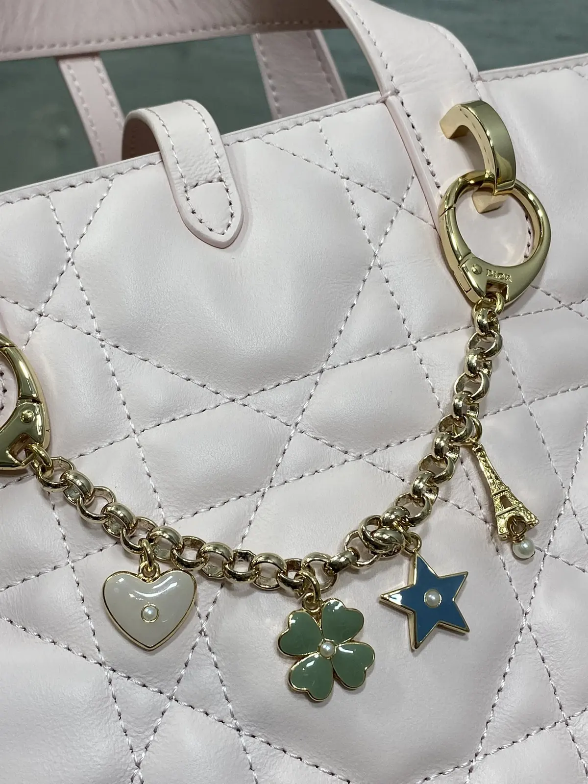 Dior Style Pink Leather Bag Bags Bag detail image 4 from source 741848