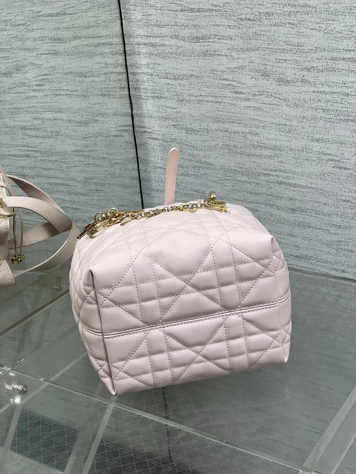 Dior Style Pink Leather Bag Bags Bag detail image 7 from source 741848