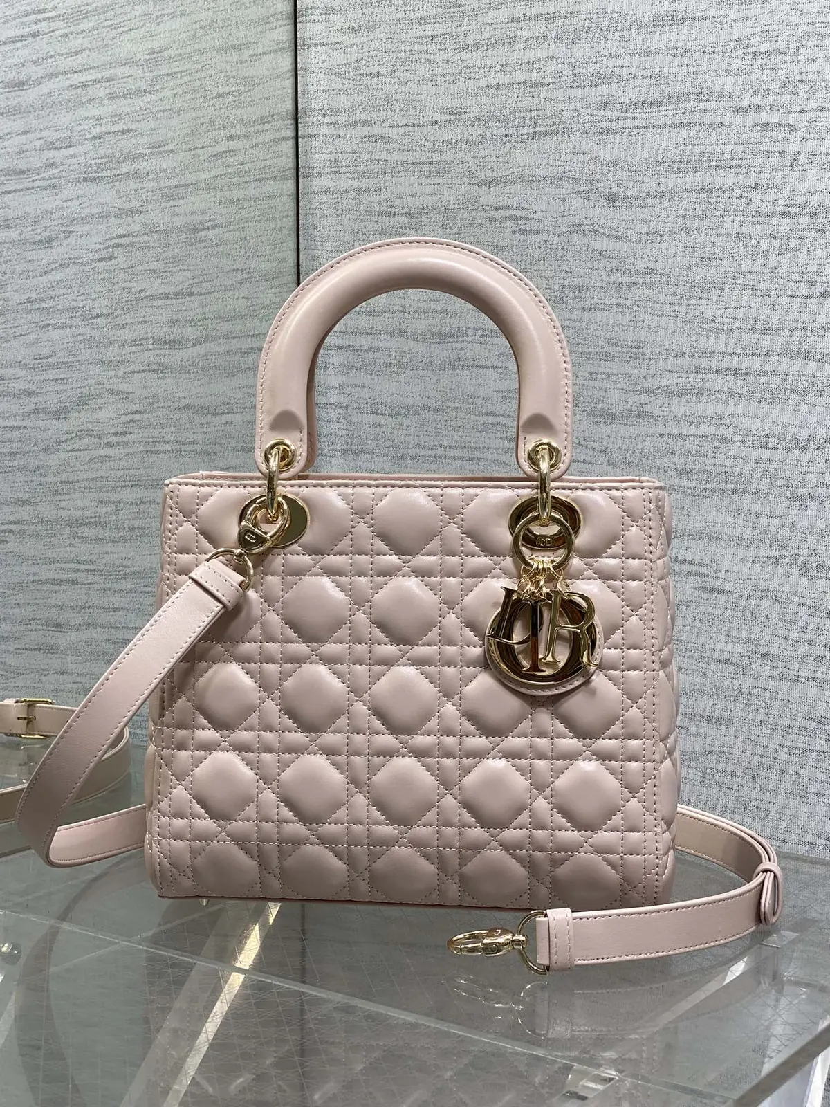 Dior Style Pink Leather Bag Bags Bag detail image 1 from source 741857