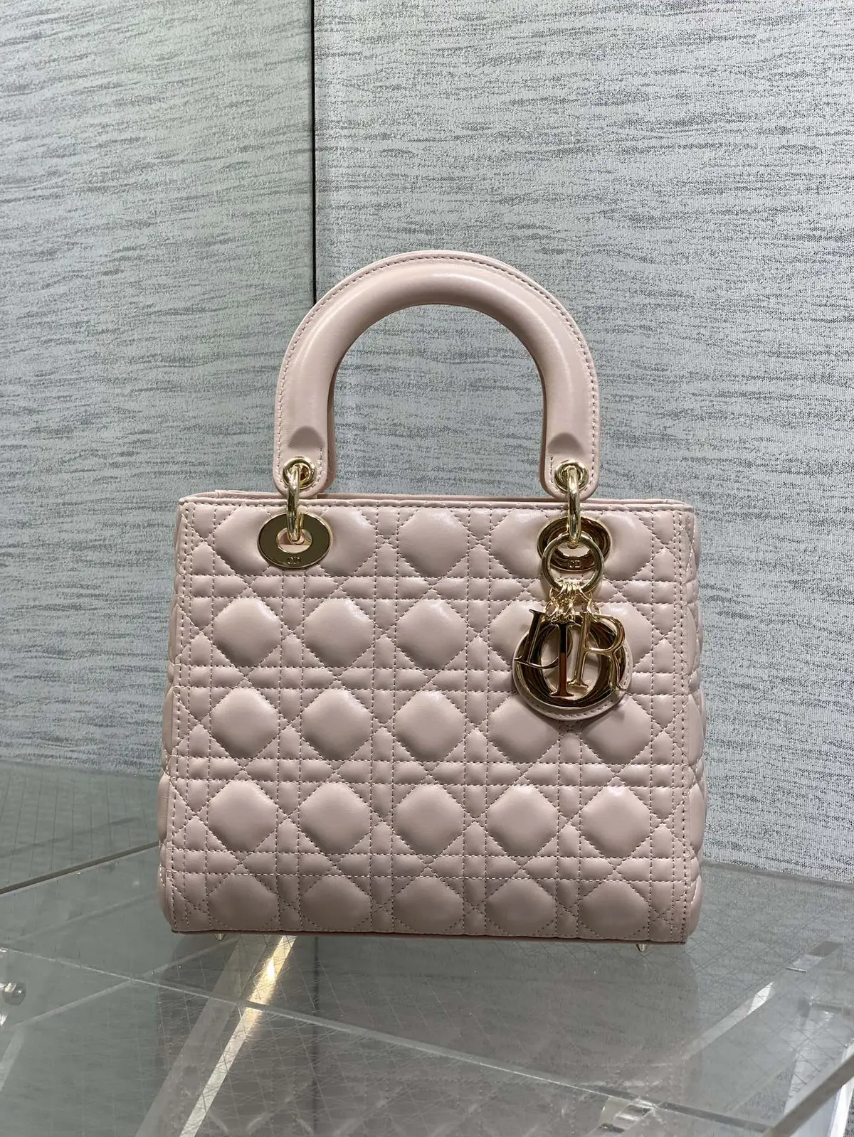 Dior Style Pink Leather Bag Bags Bag detail image 2 from source 741857
