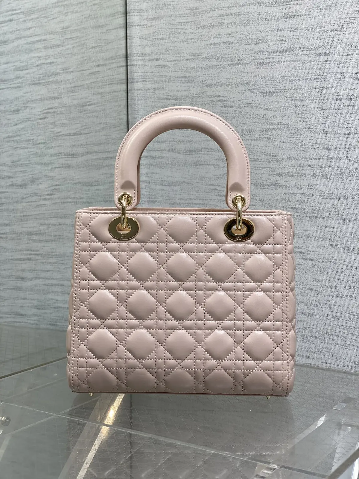 Dior Style Pink Leather Bag Bags Bag detail image 5 from source 741857
