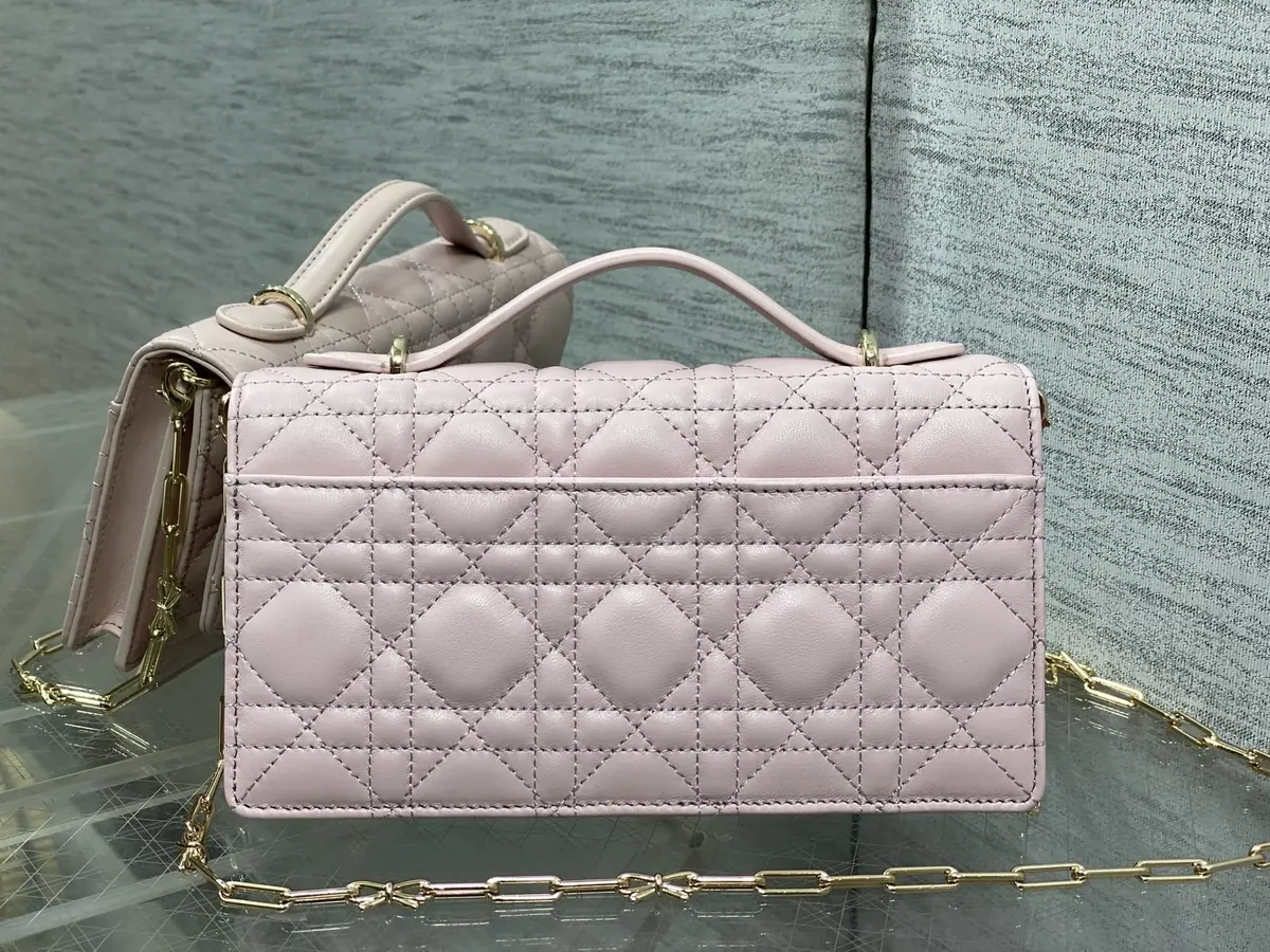 Dior Style Pink Leather Chain Bag Lookbook Reference image 4