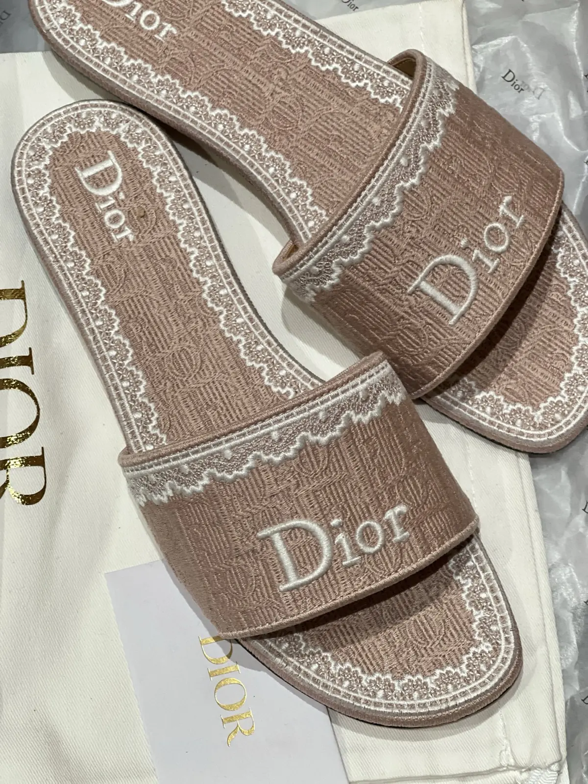 Dior Style Pink Leather Women's Shoes Lookbook Reference image 3