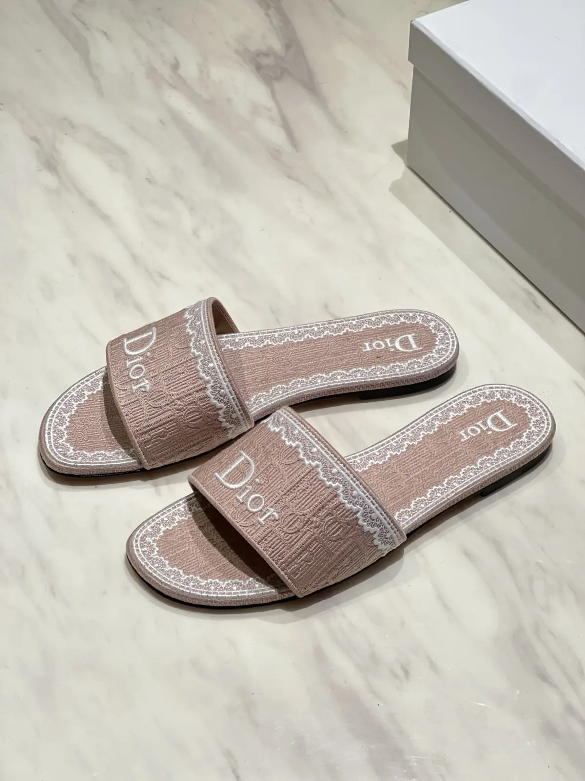 Dior Style Pink Leather Women's Shoes Lookbook Reference image 4