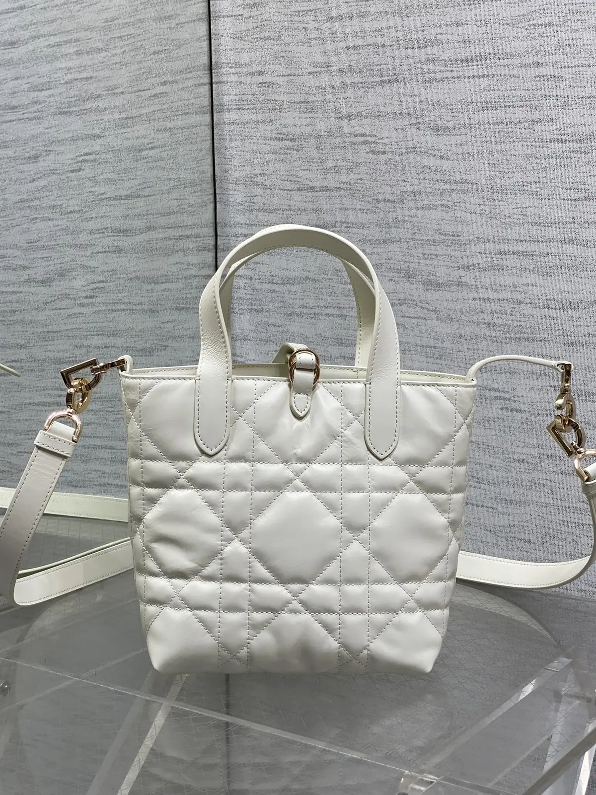 Dior Style White Leather Bag Bags Bag detail image 5 from source 741849