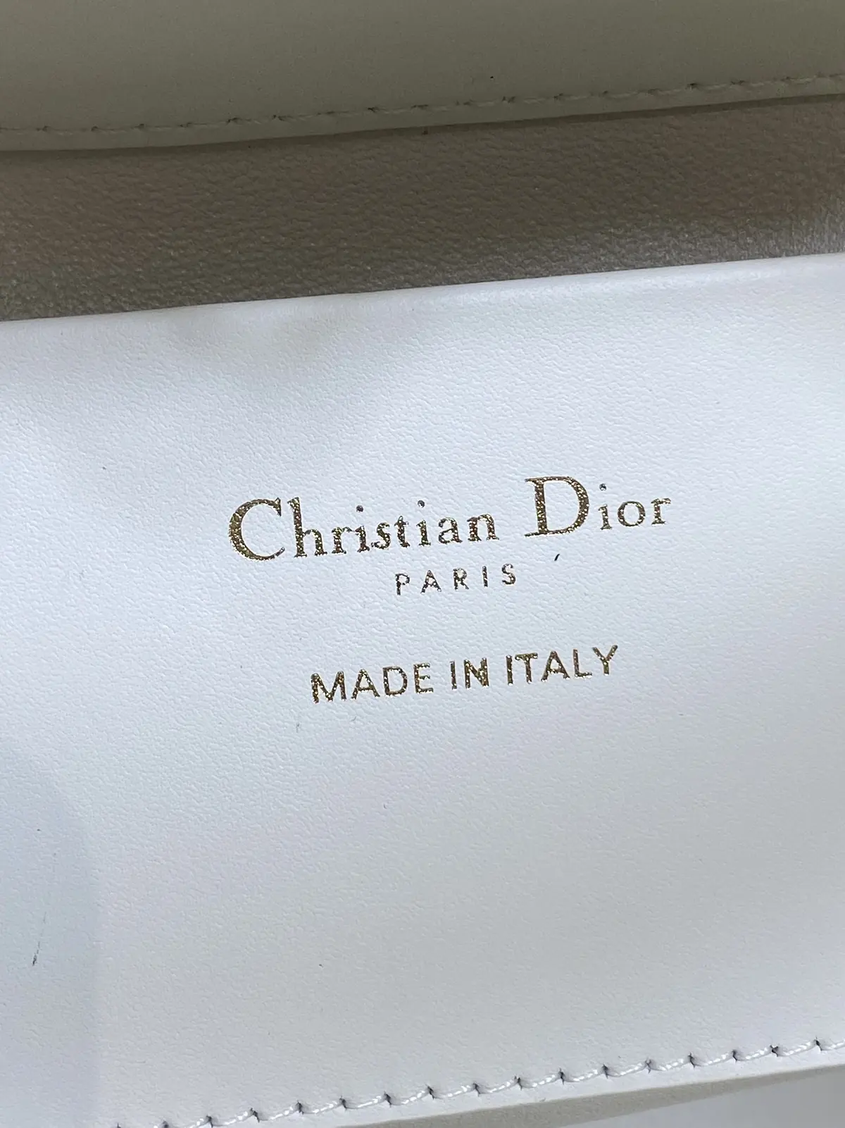Dior Style White Leather Bag Bags Bag detail image 9 from source 741849