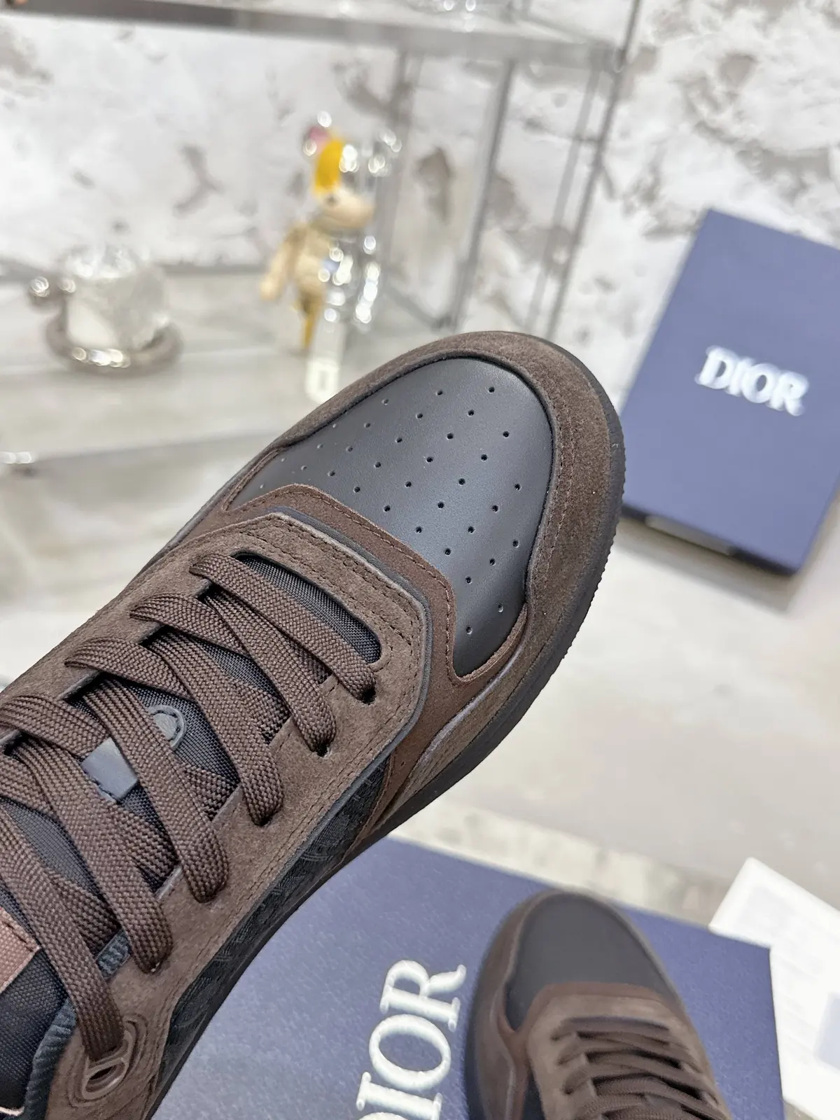 Dior Style White Leather Men's Shoes Lookbook Reference image 6