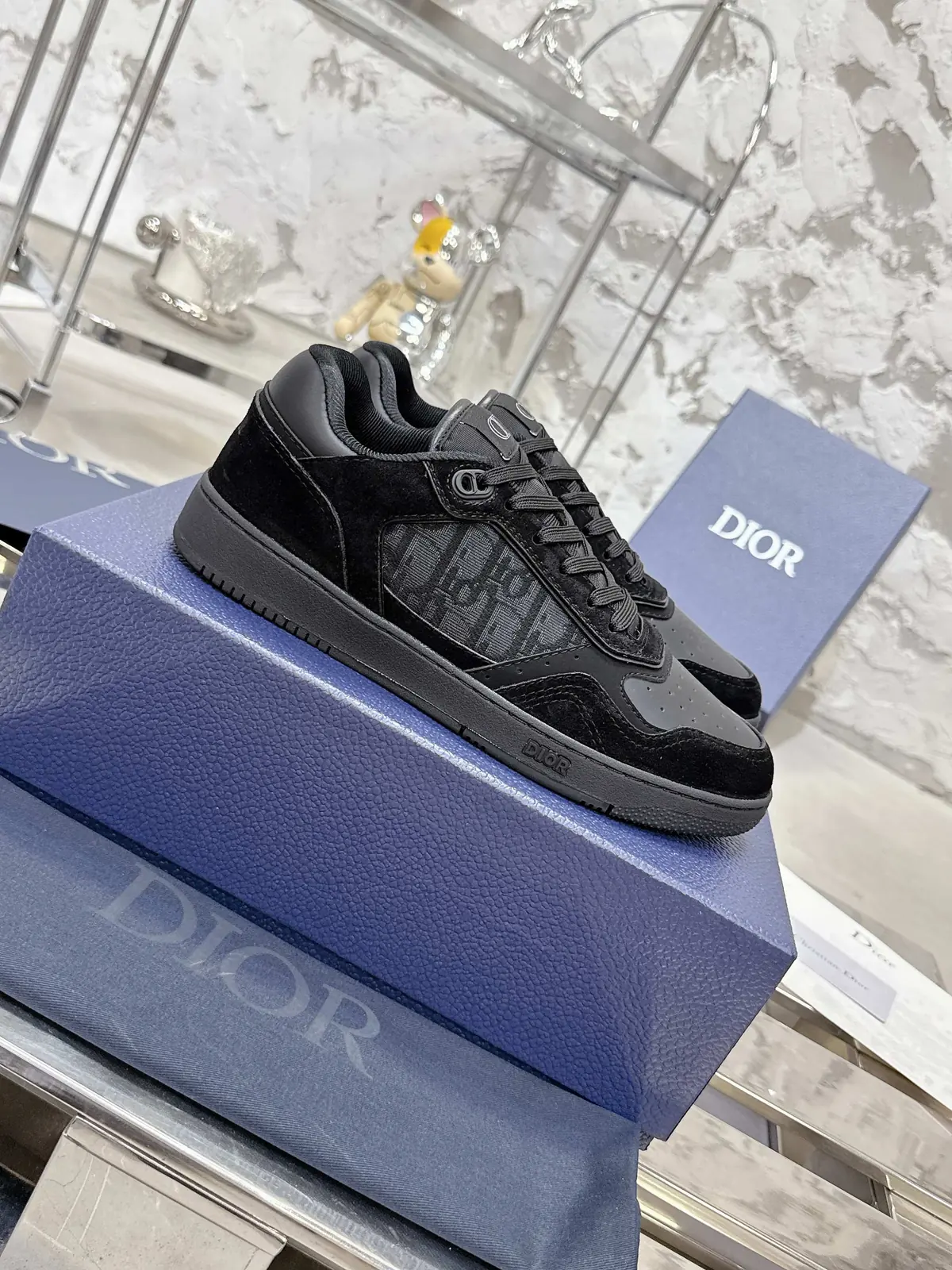 Dior Style White Leather Men's Shoes Lookbook Reference image 2