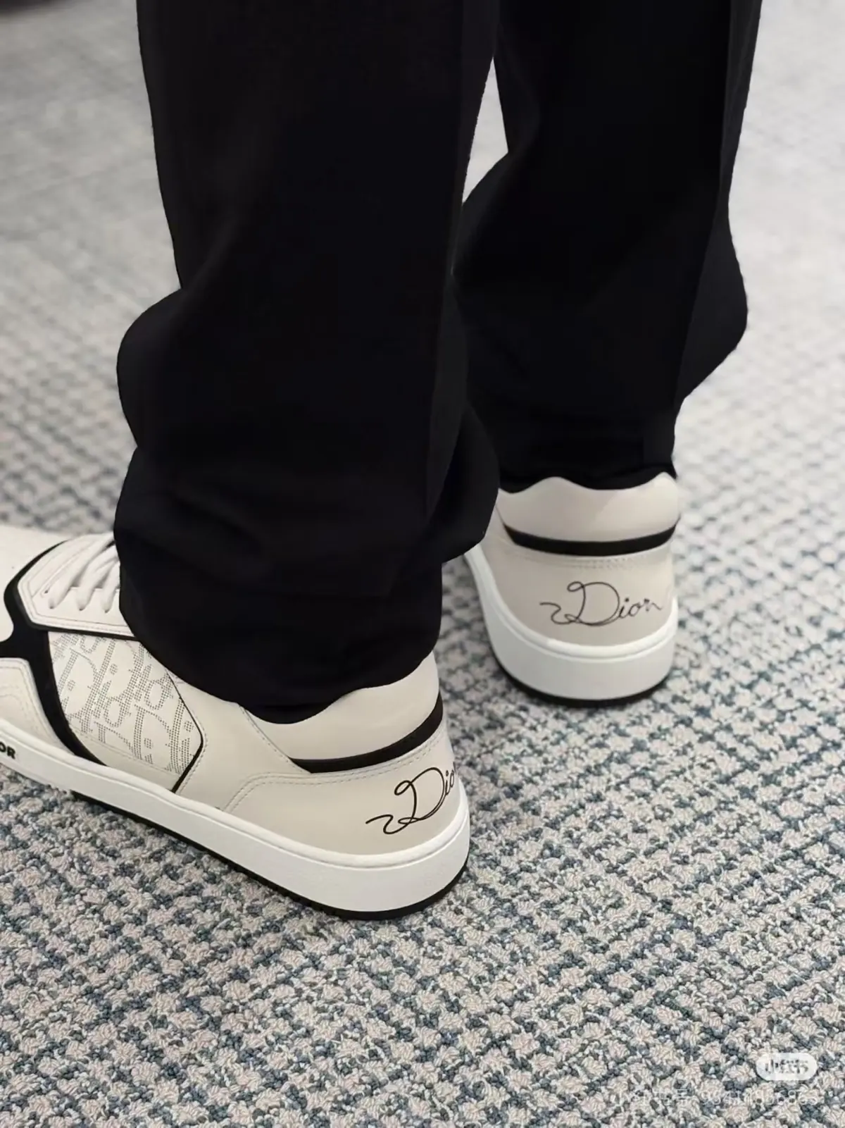 Dior Style White Leather Men's Shoes Lookbook Reference image 2