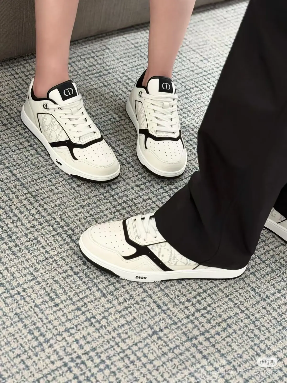 Dior Style White Leather Men's Shoes Lookbook Reference image 4
