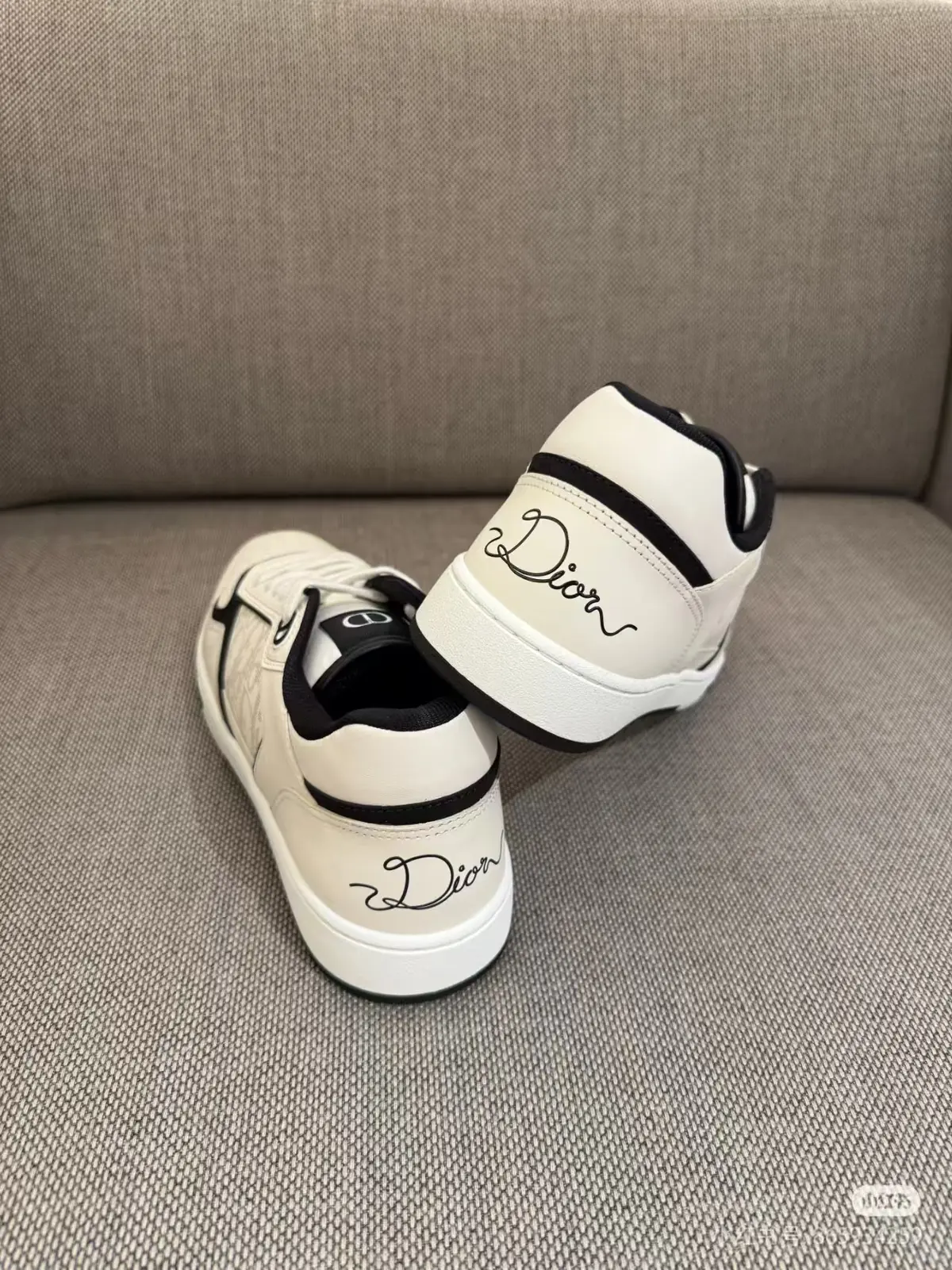 Dior Style White Leather Men's Shoes Lookbook Reference image 5
