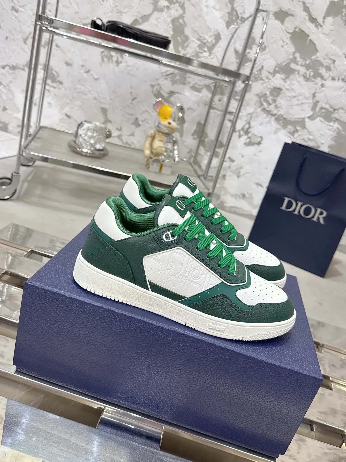 Dior Style White Leather Men's Shoes Lookbook Reference image 1