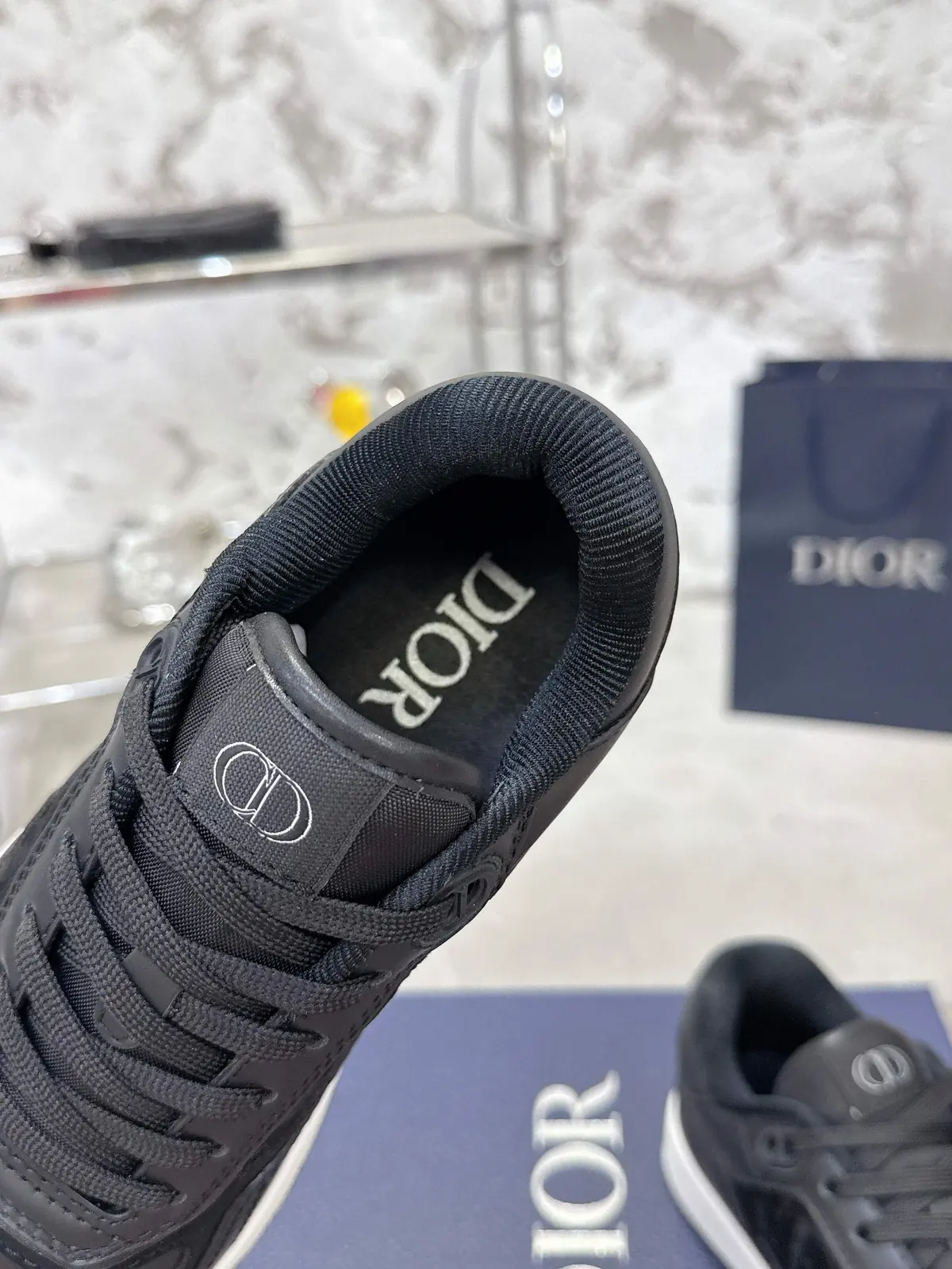 Dior Style White Leather Men's Shoes Lookbook Reference image 6