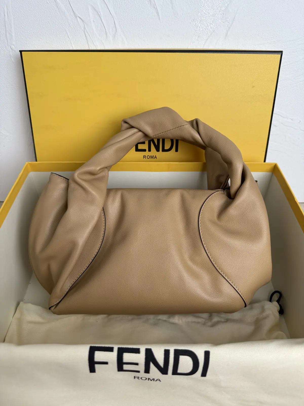 Fendi Style Black Leather Top Handle Bag Lookbook Reference image 2