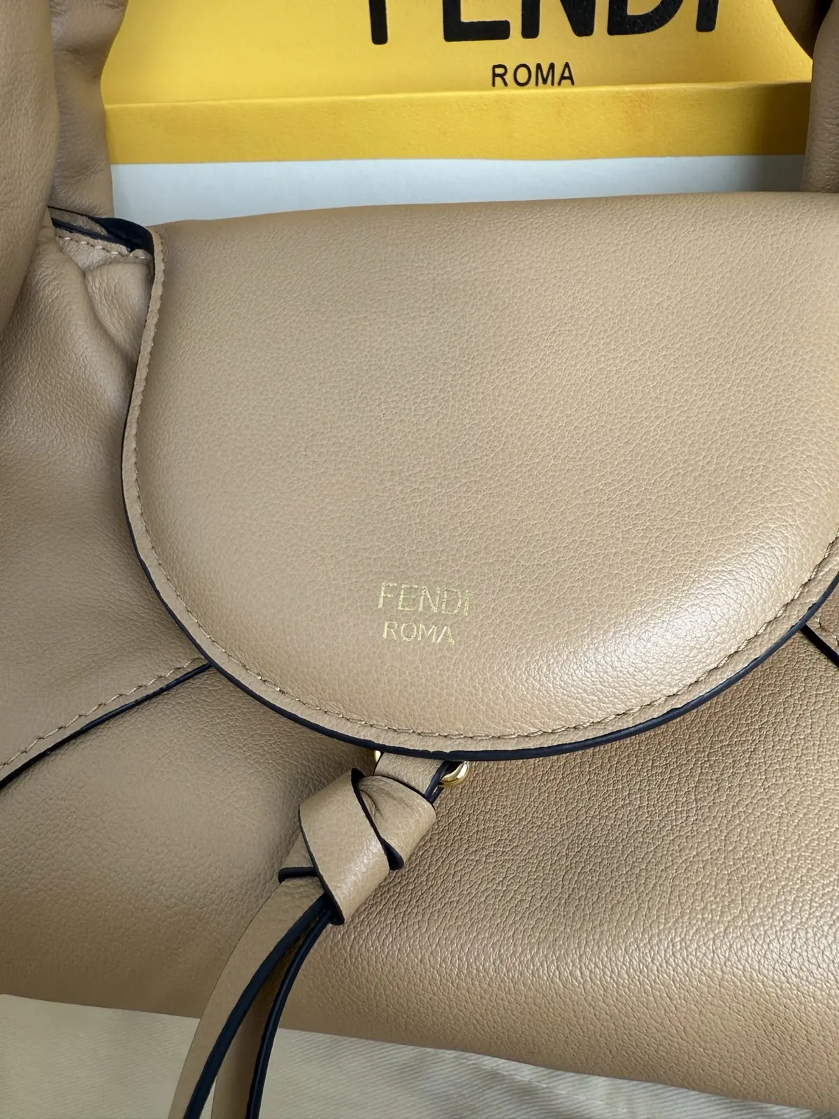 Fendi Style Black Leather Top Handle Bag Lookbook Reference image 4