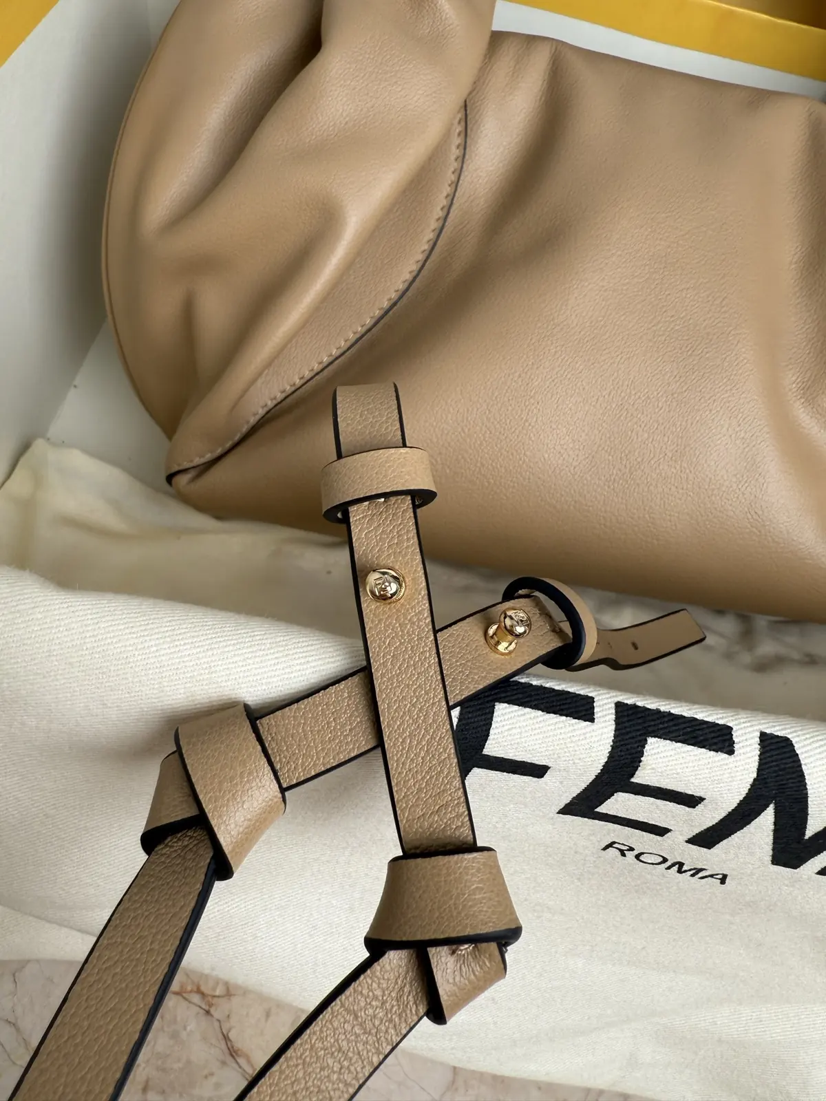 Fendi Style Black Leather Top Handle Bag Lookbook Reference image 5