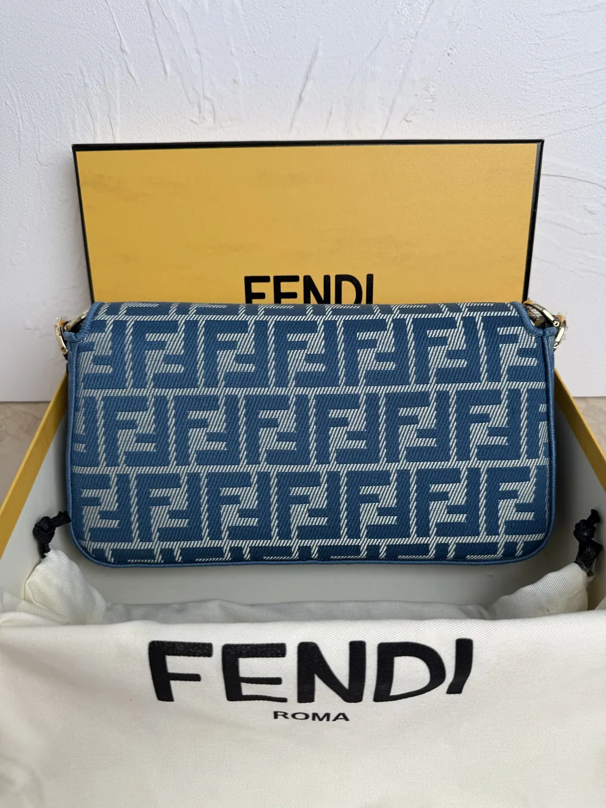 Fendi Style Blue Top Handle Bag Lookbook Reference image 2