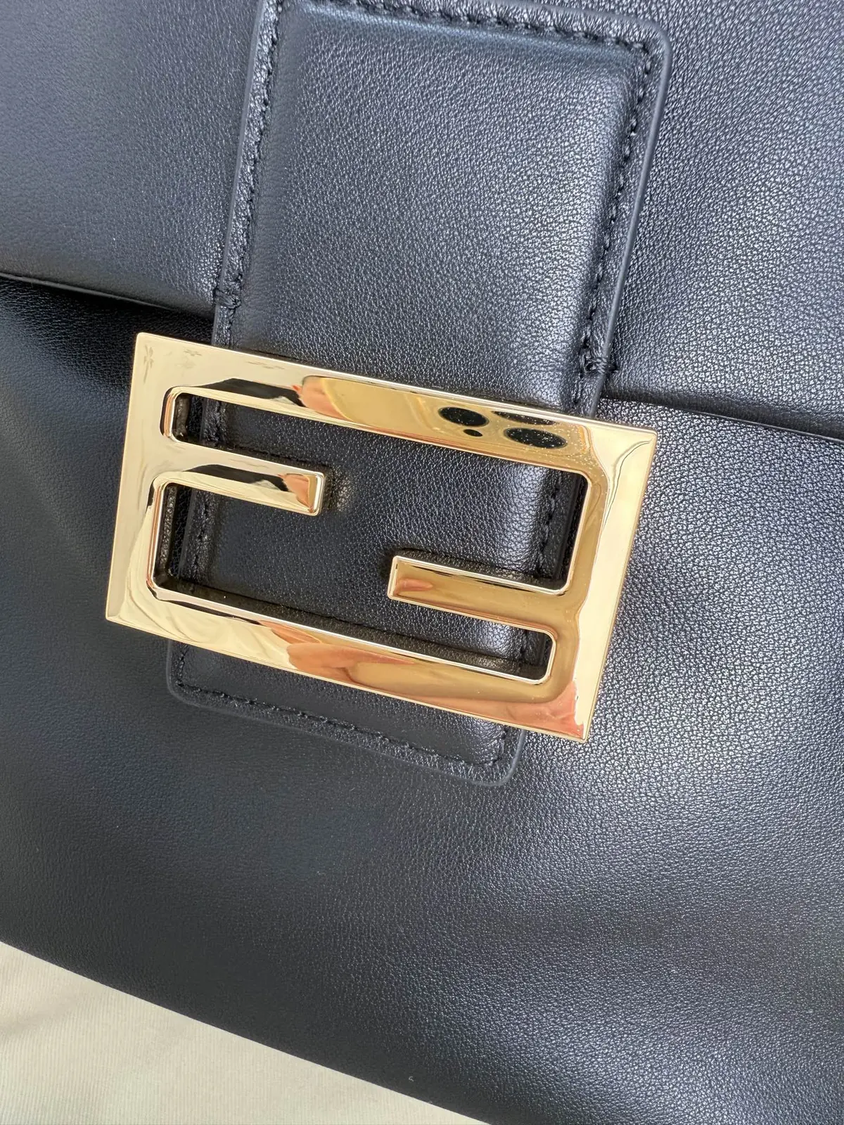 Fendi Style Brown Leather Backpack Lookbook Reference image 4