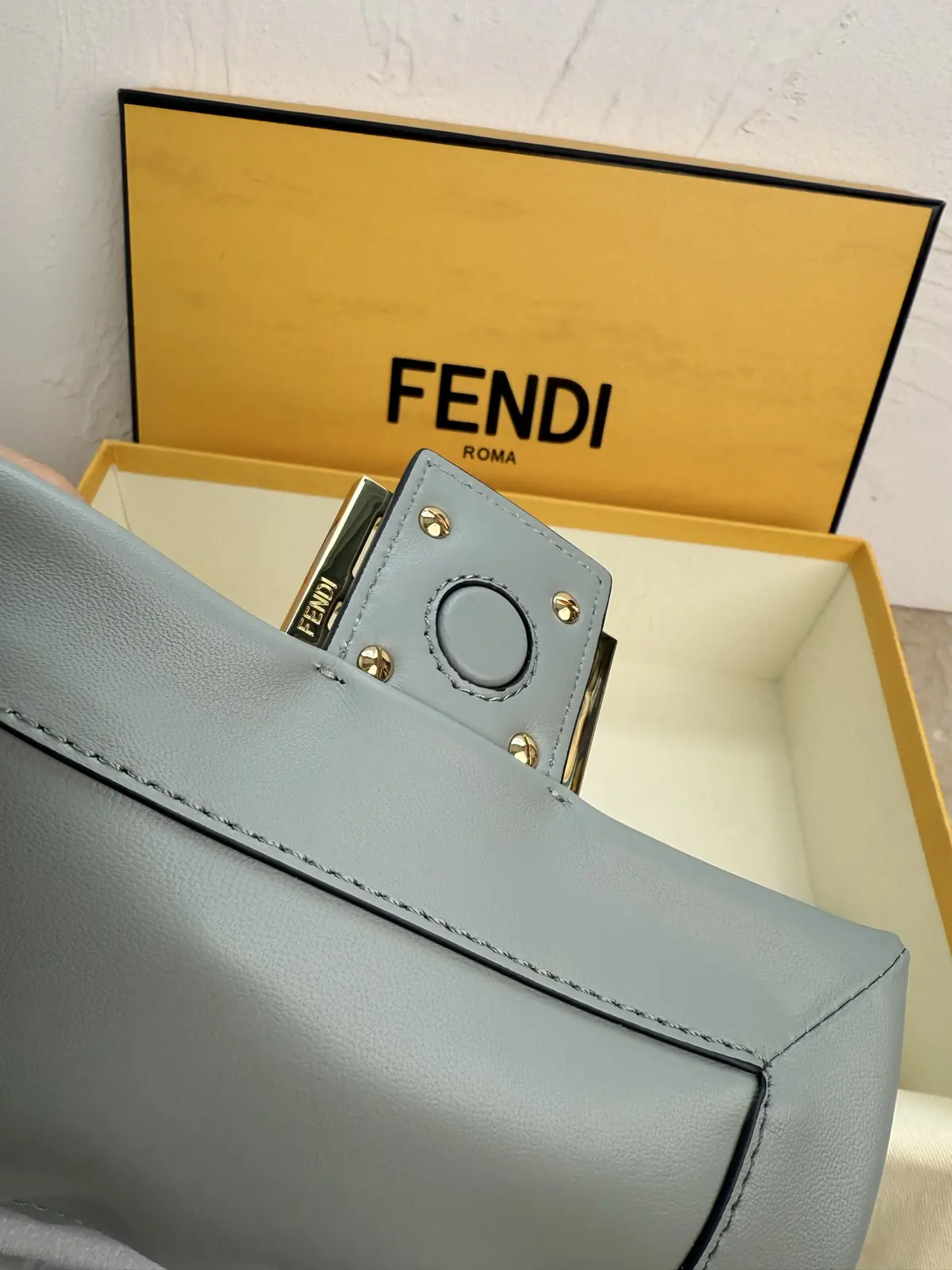Fendi Style Green Leather Bag Lookbook Reference image 6