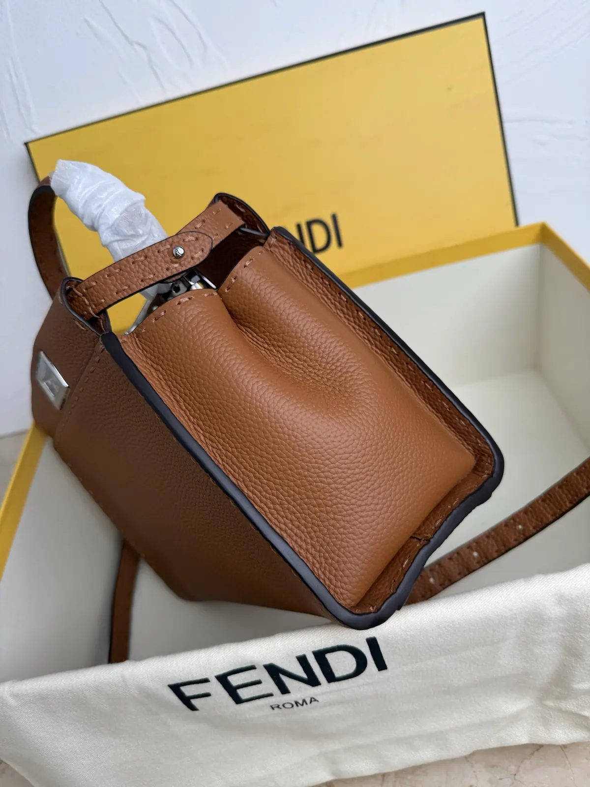 Fendi Style Leather Bag Lookbook Reference image 3