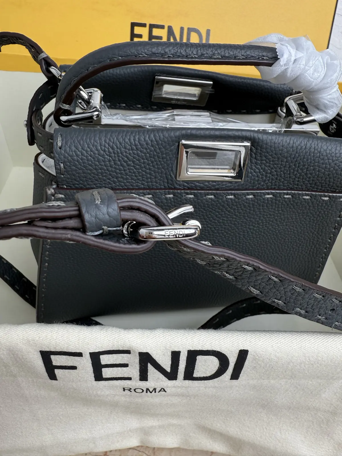 Fendi Style Leather Bag Lookbook Reference image 5