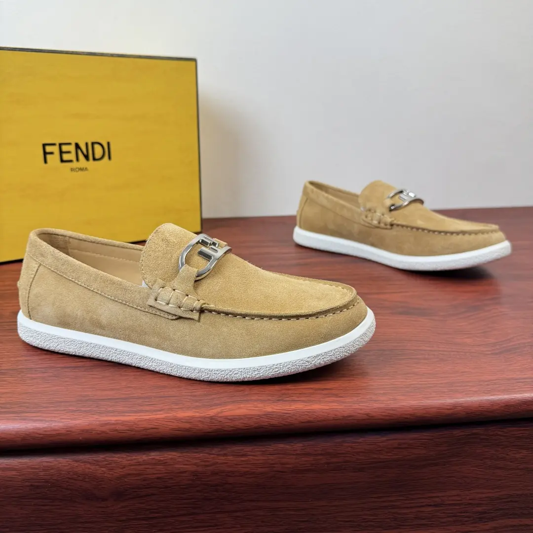 Fendi Style Leather Men's Shoes Lookbook Reference image 1
