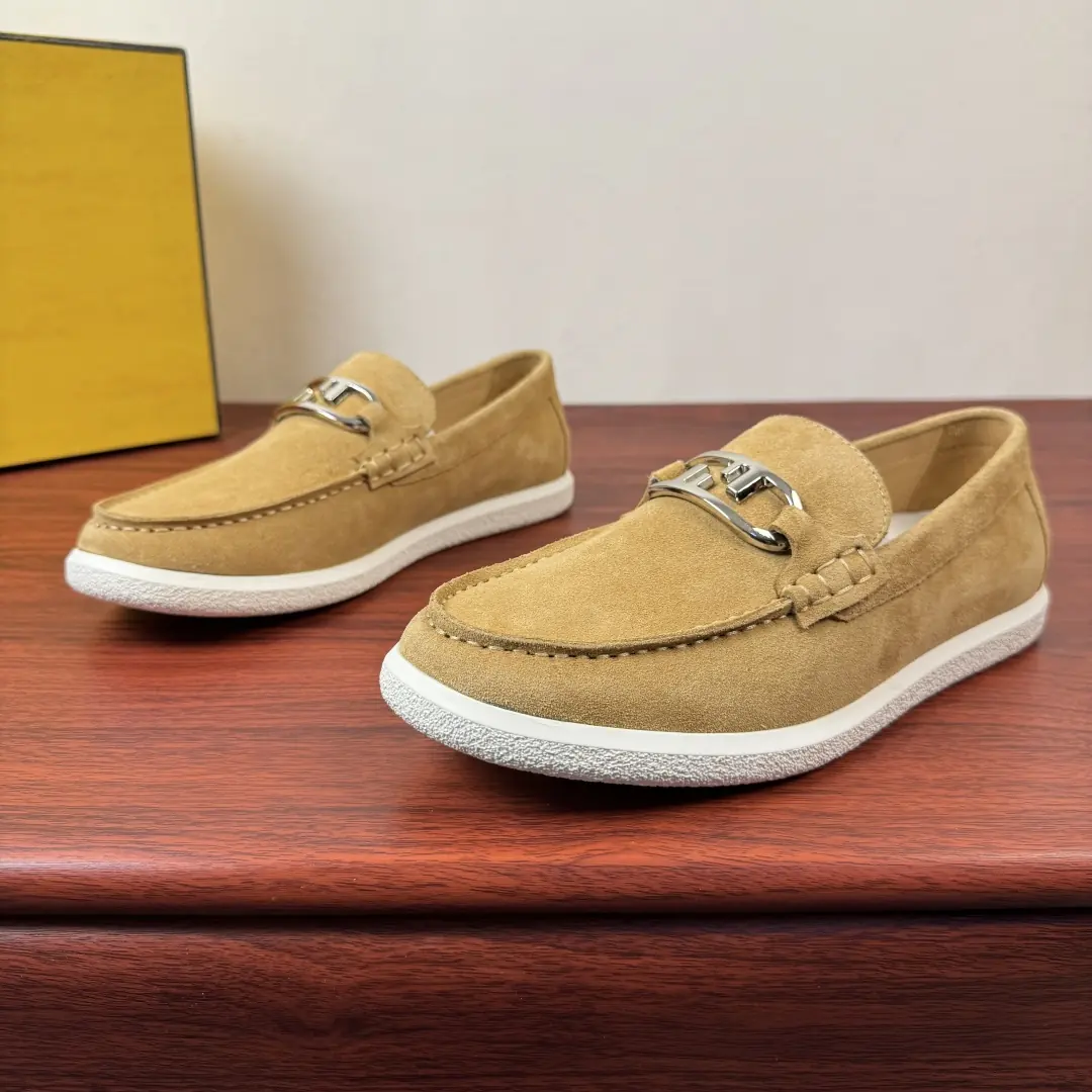 Fendi Style Leather Men's Shoes Lookbook Reference image 3