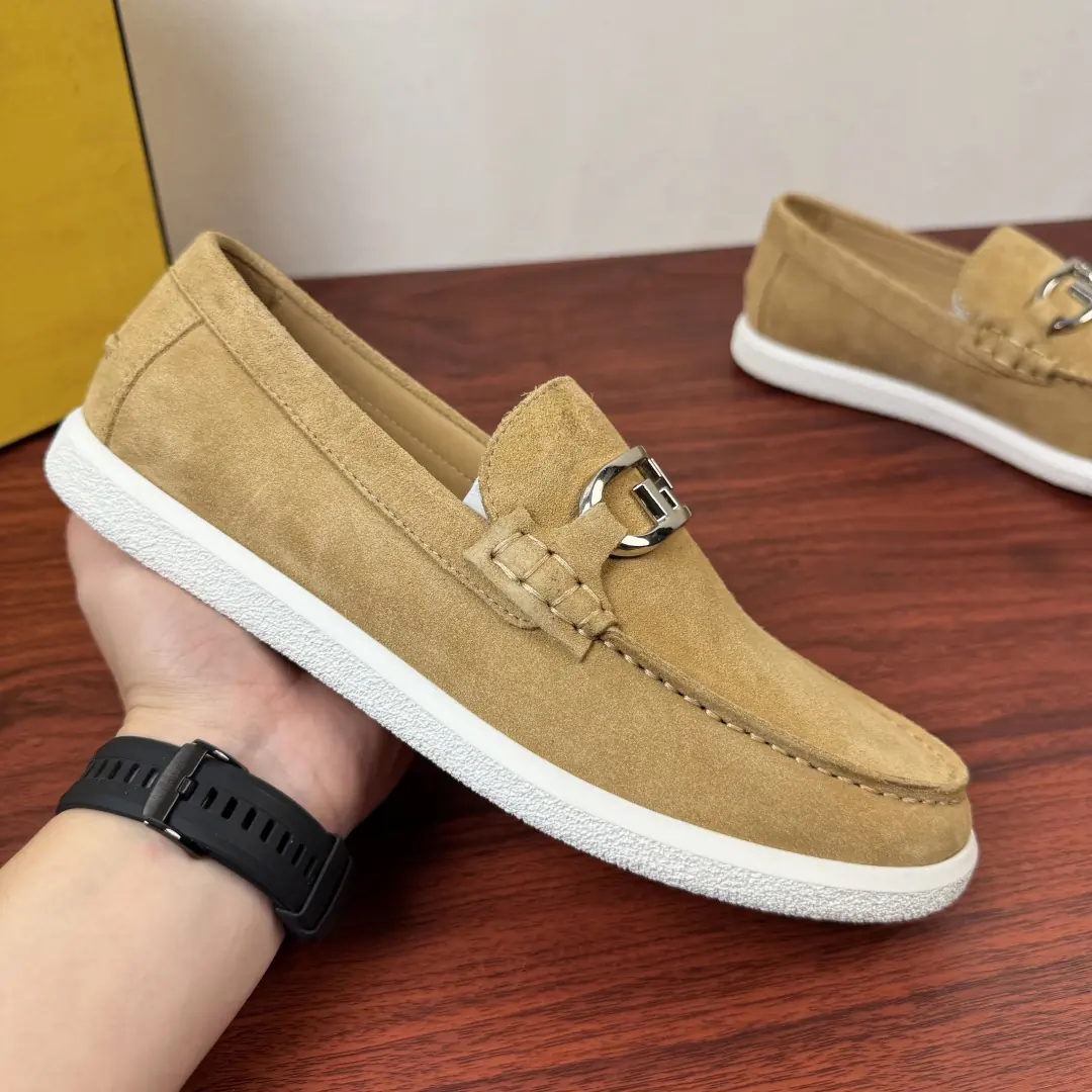 Fendi Style Leather Men's Shoes Lookbook Reference image 4