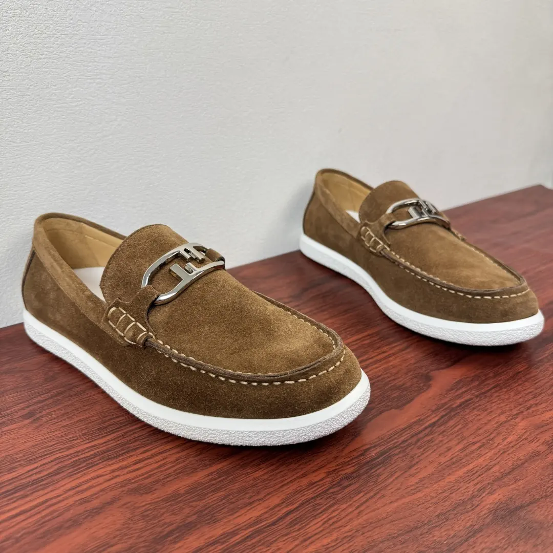 Fendi Style Leather Men's Shoes Lookbook Reference image 2