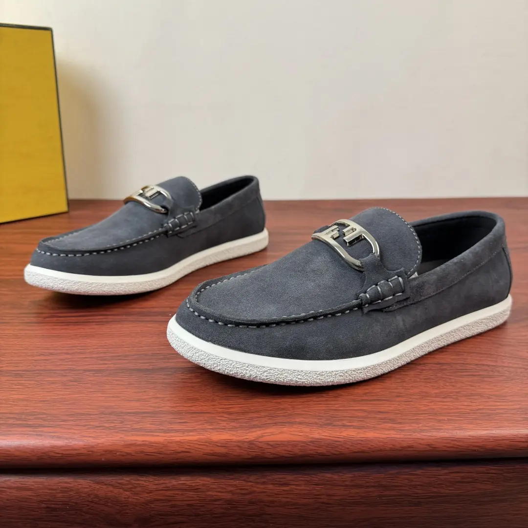 Fendi Style Leather Men's Shoes Lookbook Reference image 3